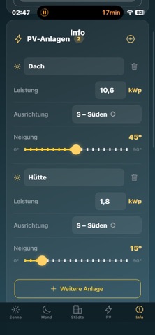 Suntime · Sonnenzeiten screenshot