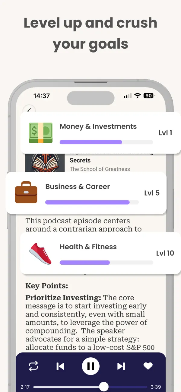 #4. Micro Learning Daily: Podly (iOS) โดย: The Podly App Ltd