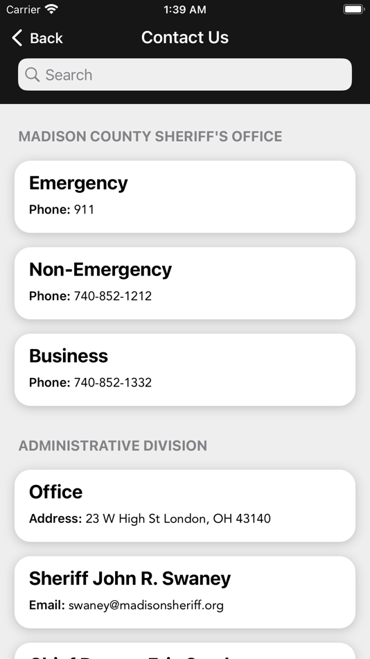 #2. Madison County Sheriff Ohio (iOS) 由: Madison County Sheriff's Office (Ohio)