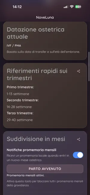 NoveLuna - Pregnancy Companion screenshot 2