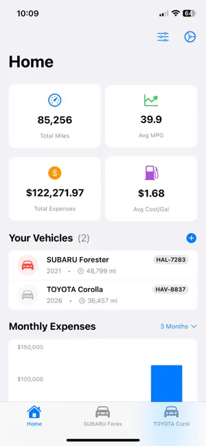 AutoLoggr: Vehicle Tracker screenshot 1