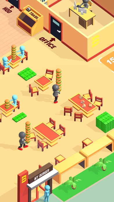 Idle Burger Shop Simulator 3D Screenshot