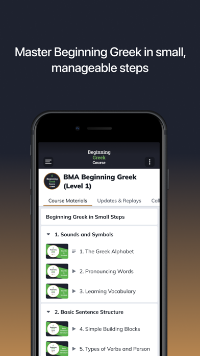 Biblical Mastery Academy Screenshot