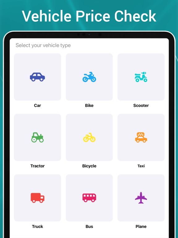 Vehicle Info - Vahan Master iPad screenshot 5 - Navigation app