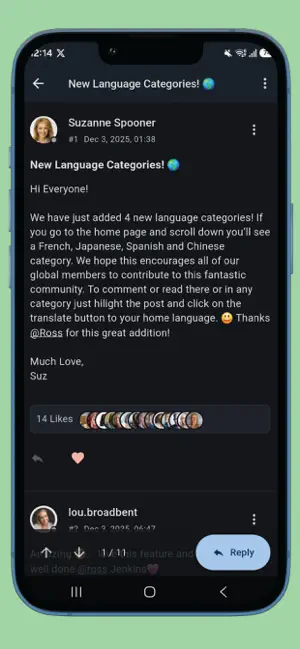 QHHT Forum screenshot 1