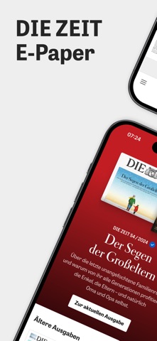 DIE ZEIT E-Paper Screenshot 1 of 6