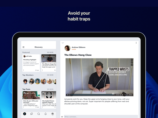 Feldenkrais First iPad screenshot 3 - Health & Fitness app