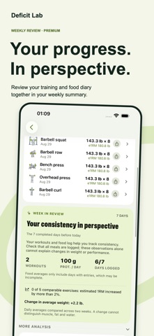 Deficit Lab: Workout & Food Screenshot 5 of 6