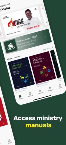 ICGC Ministers' App screenshot