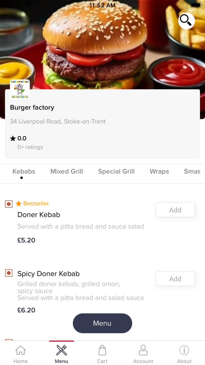 Burger Factory Online