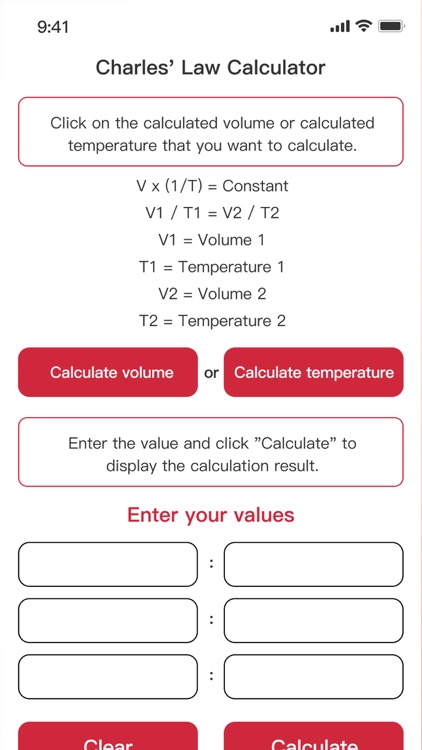 Charles Law Calculator