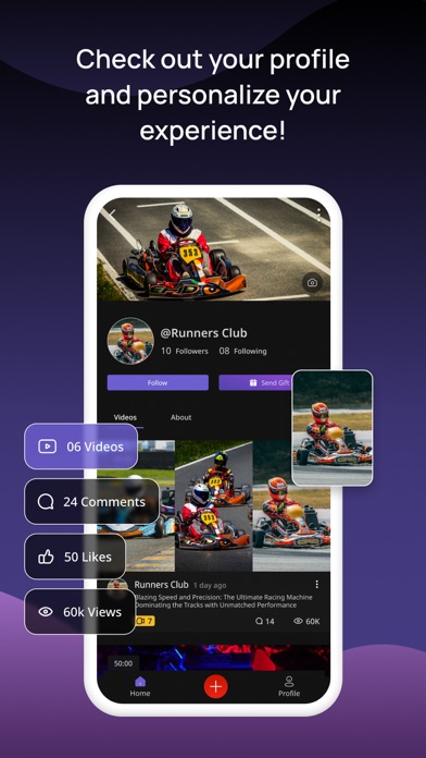 ViuLive: Multicam Live Stream iPhone screenshot 7 - Social Networking app