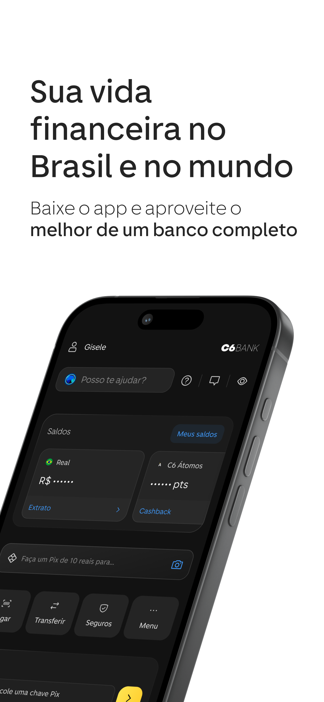C6 Bank: Cartão, conta e mais!