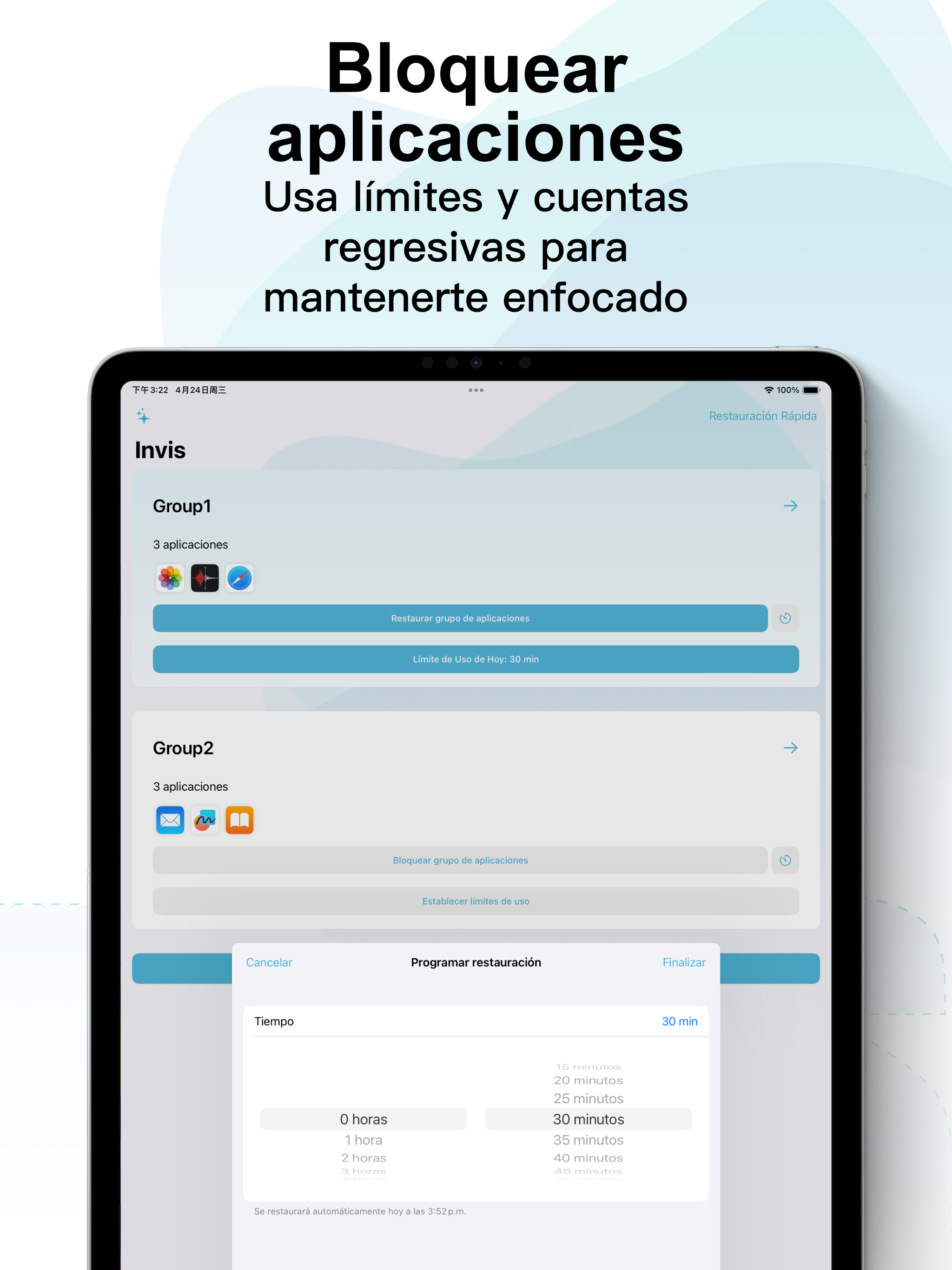 Bloqueo De Aplicaciones Invis