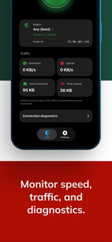 AzadiTunnel iPhone screenshot