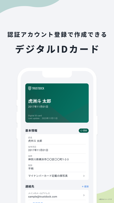 TRUSTDOCK（トラストドック）｜公的身分証で本人確認のスクリーンショット