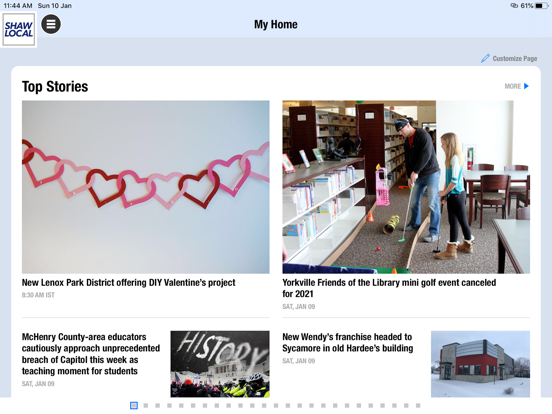 Shaw Local News iPad screenshot 4 - News app