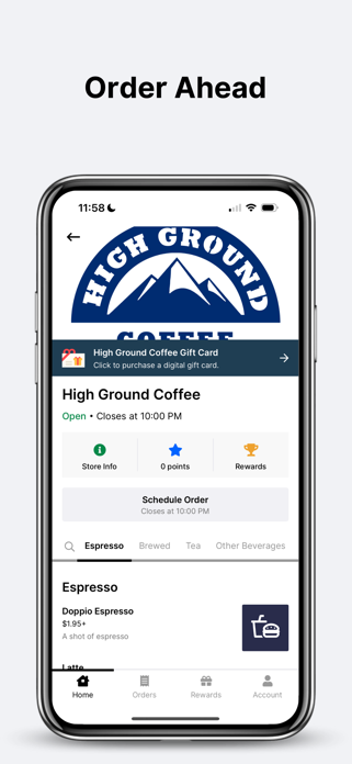 High Ground Coffee Screenshot 1 of 3