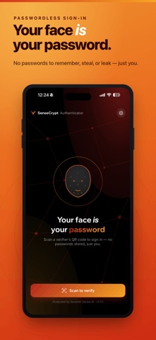 SenseCrypt Authenticator screenshot