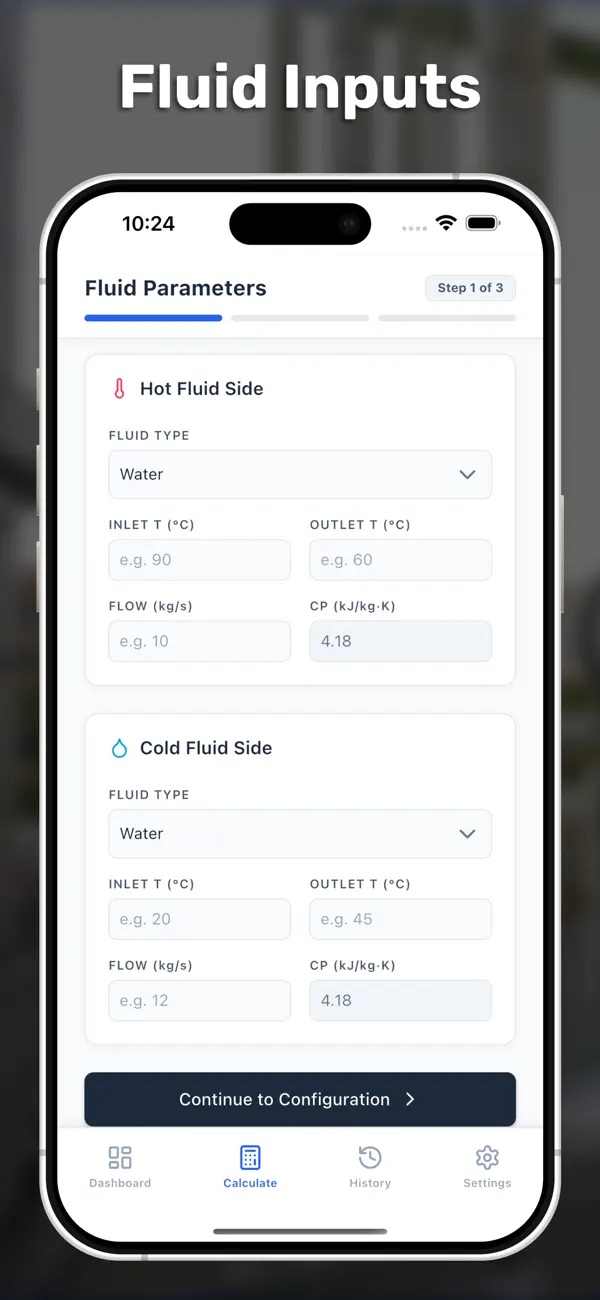 Screenshot #1 pour Heat Exchanger Evaluation