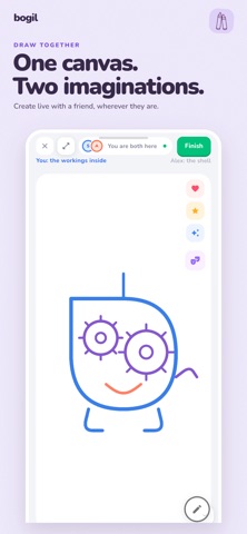 Bogil: Drawing Game for Two screenshot 1