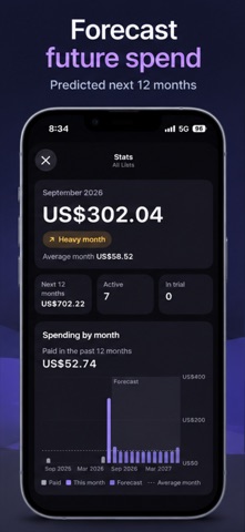 Billendar Subscription Tracker screenshot 3