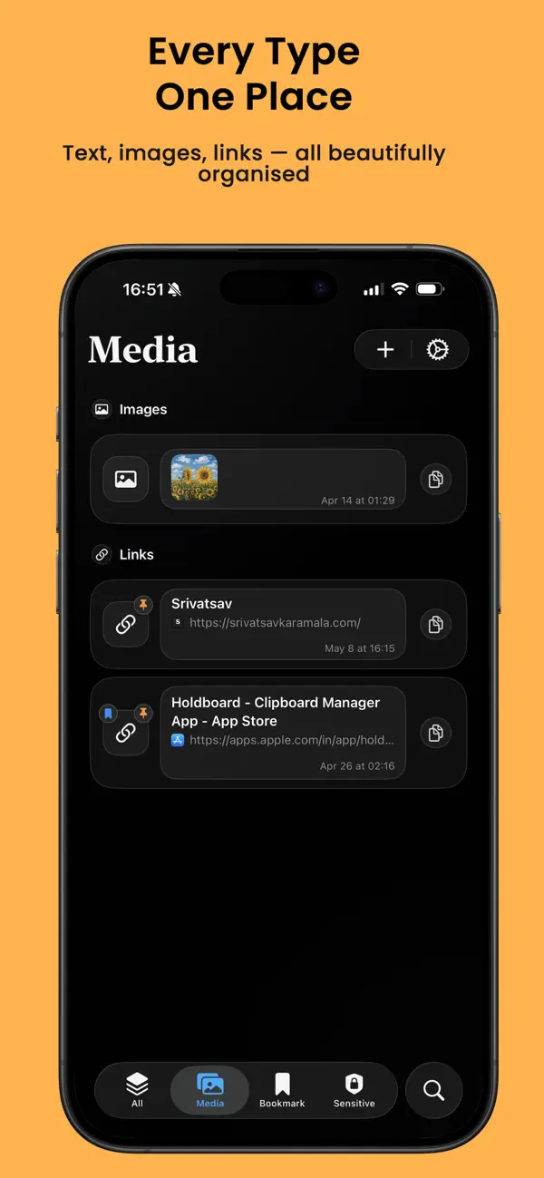 Screenshot #2 pour Holdboard - Clipboard Manager
