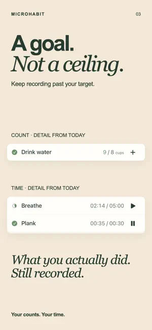 MicroHabit: Habit Tracker screenshot 3