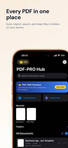PDF-PRO: Editor & Scanner Screenshot 1 of 4