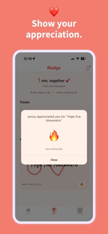 Nudge: Couples To-Do List screenshot