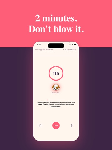 Flirt Mode: AI Rizz Coach iPad screenshot