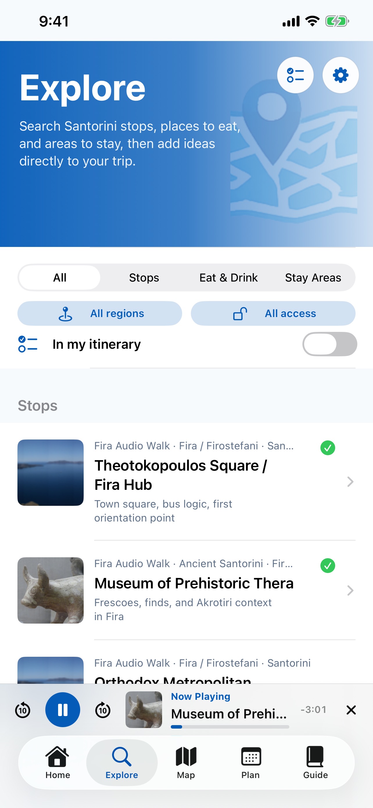 Screenshot 8 of Santorini Tour Guide