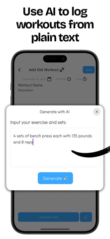 Treno: AI Workout Tracker screenshot