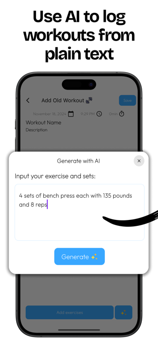 Treno: AI Workout Tracker Screenshot 2 of 7