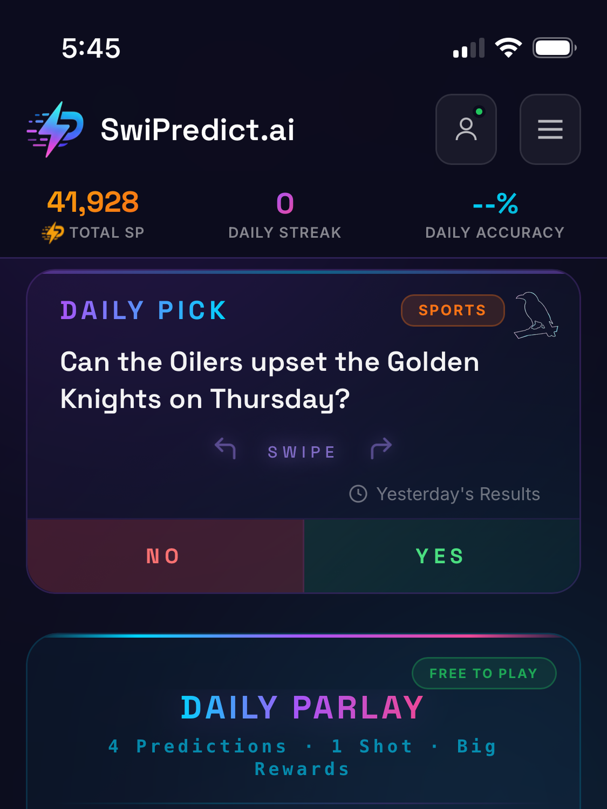 SwiPredict