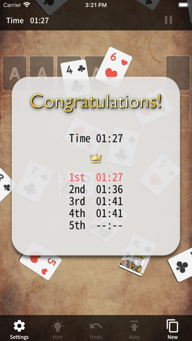 Klondike Solitaire(Card Game) Screenshot