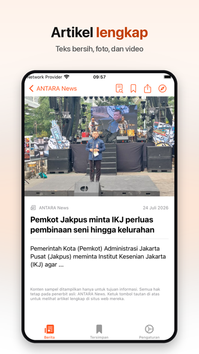 Screenshot #2 pour Berita Indonesia