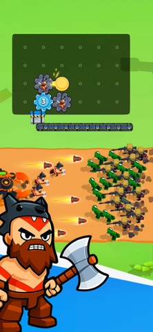 Gears Of Warriors: Bag Attack iPhone screenshot