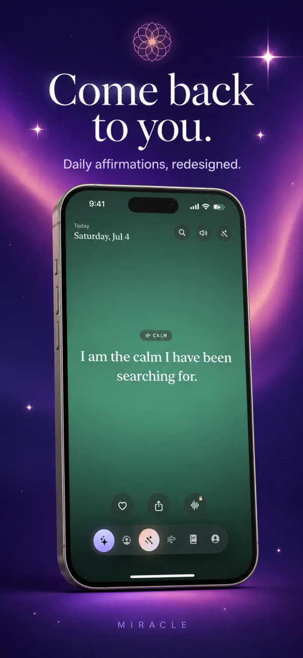 Miracle — Affirmations screenshot