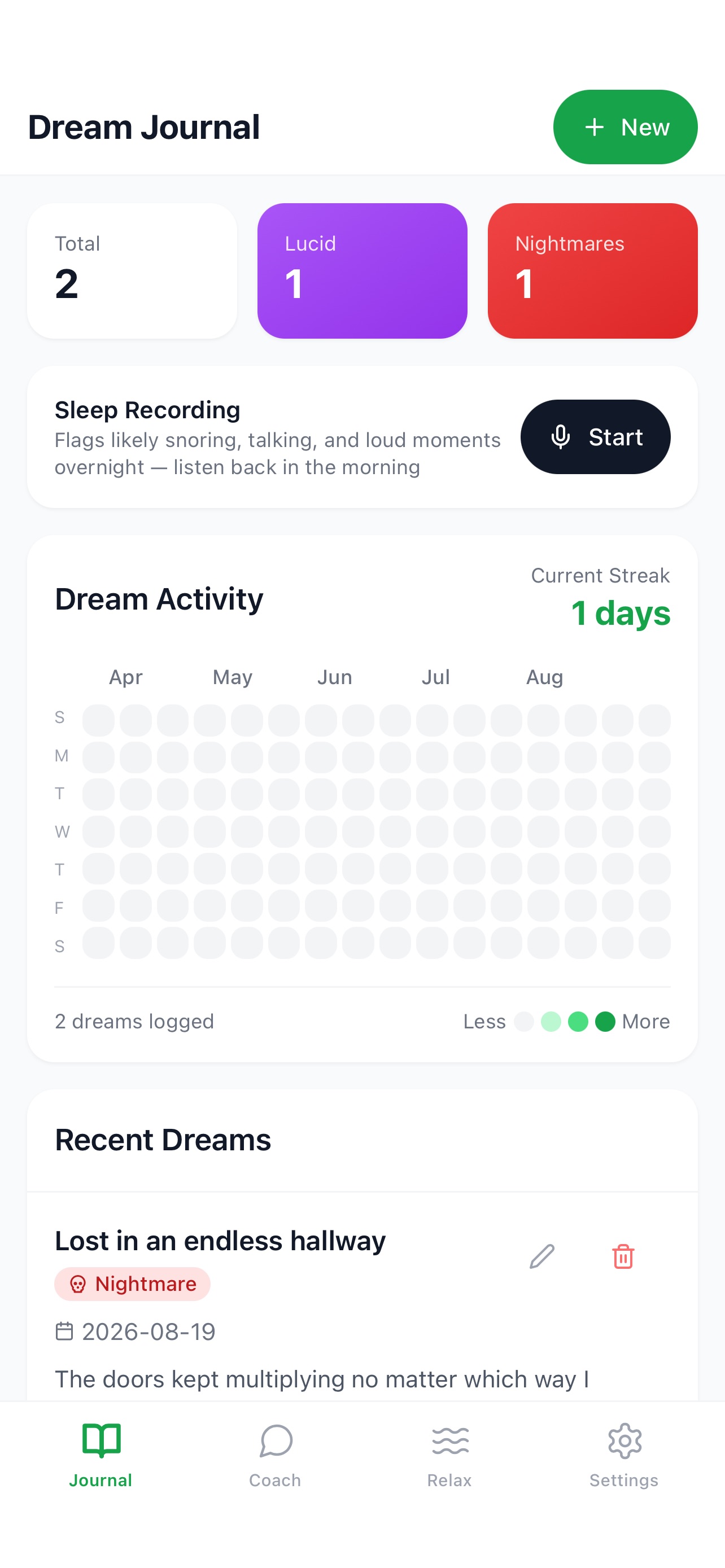 Screenshot 2 of SleepHacker.