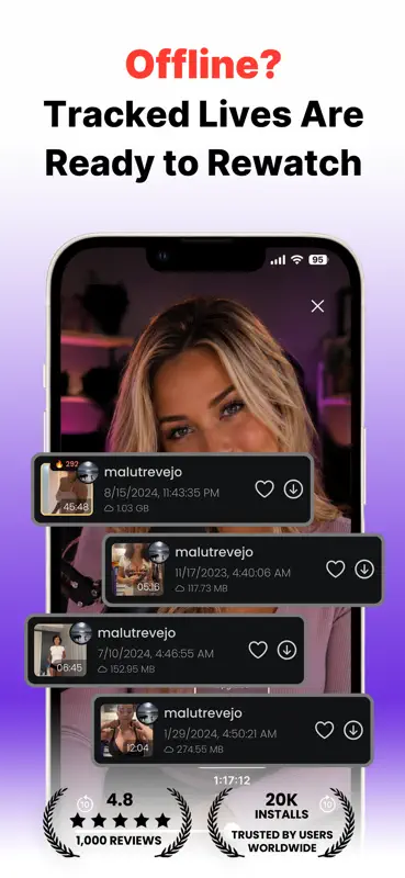 Save & Rewatch LIVEs - TKREC screenshot 2 of 6