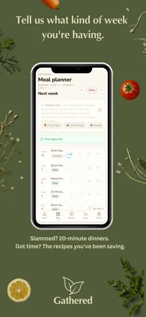 Gathered: Family Meal Planner screenshot 2