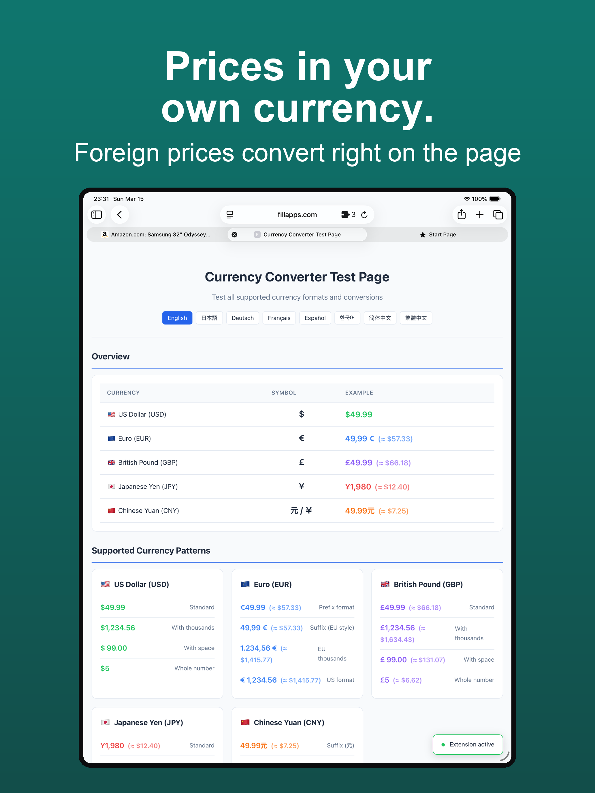 Price Converter for Safari screenshot 3