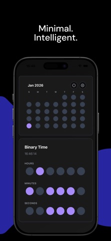 Minimal Binary Clock Screenshot 2 of 4