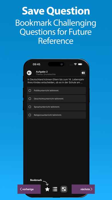 Leben in Deutschland 310Fragen Screenshot