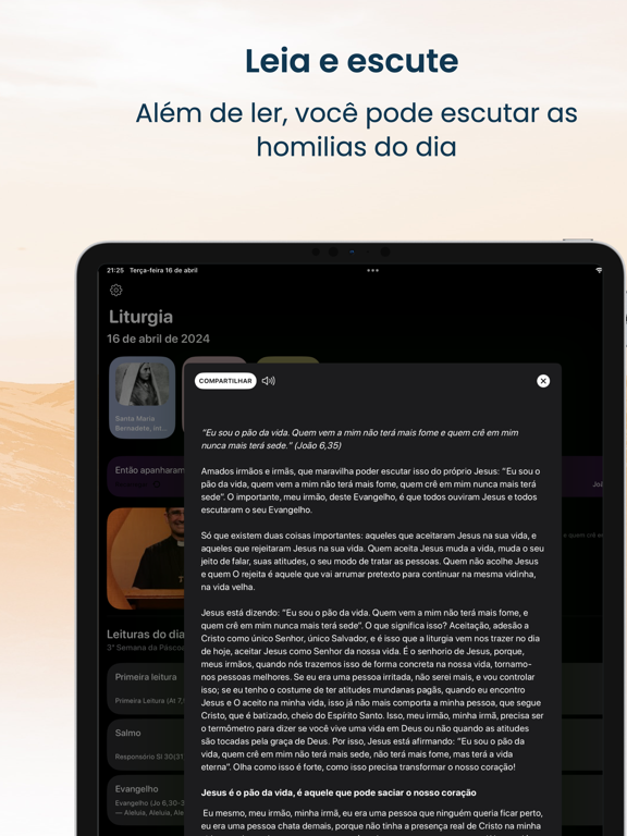 Liturgia iPad screenshot 4 - Lifestyle app