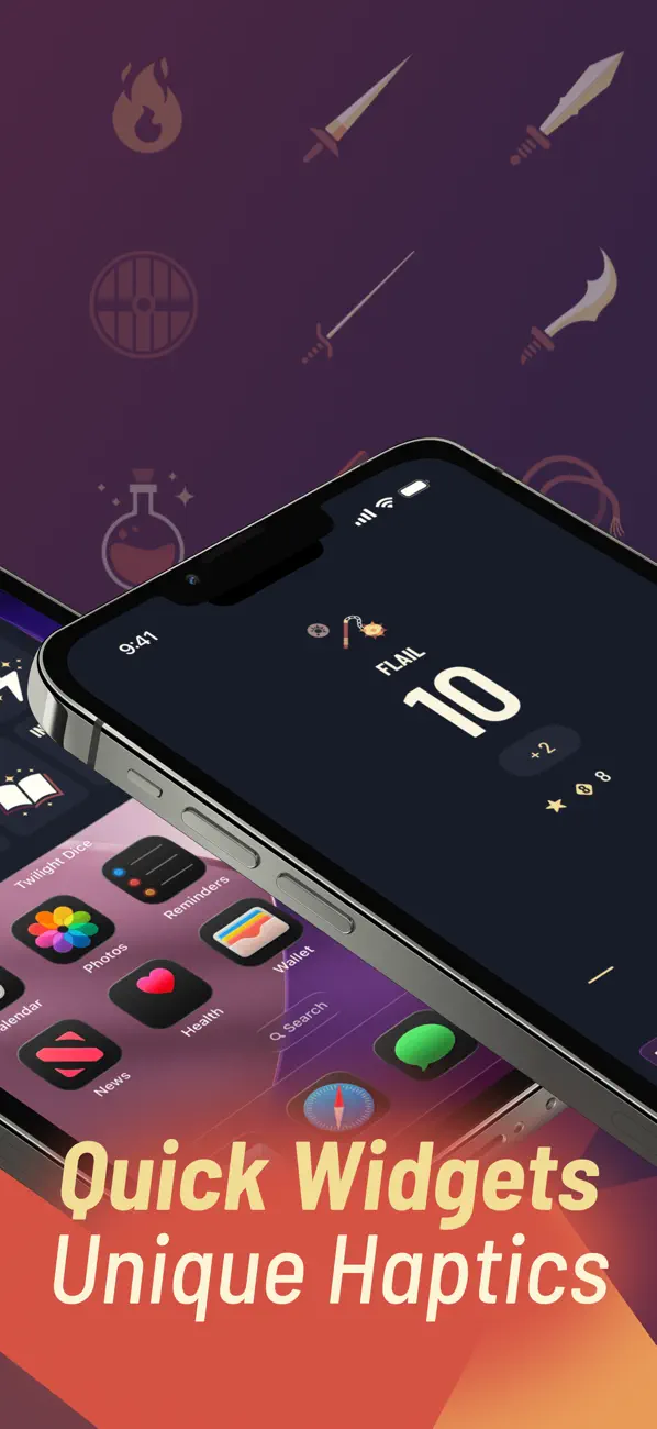 Screenshot #2 pour Twilight Dice: RPG Dice Roller