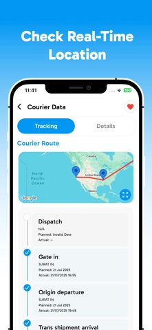 Package Tracker : Courier Info Screenshot 5 of 7