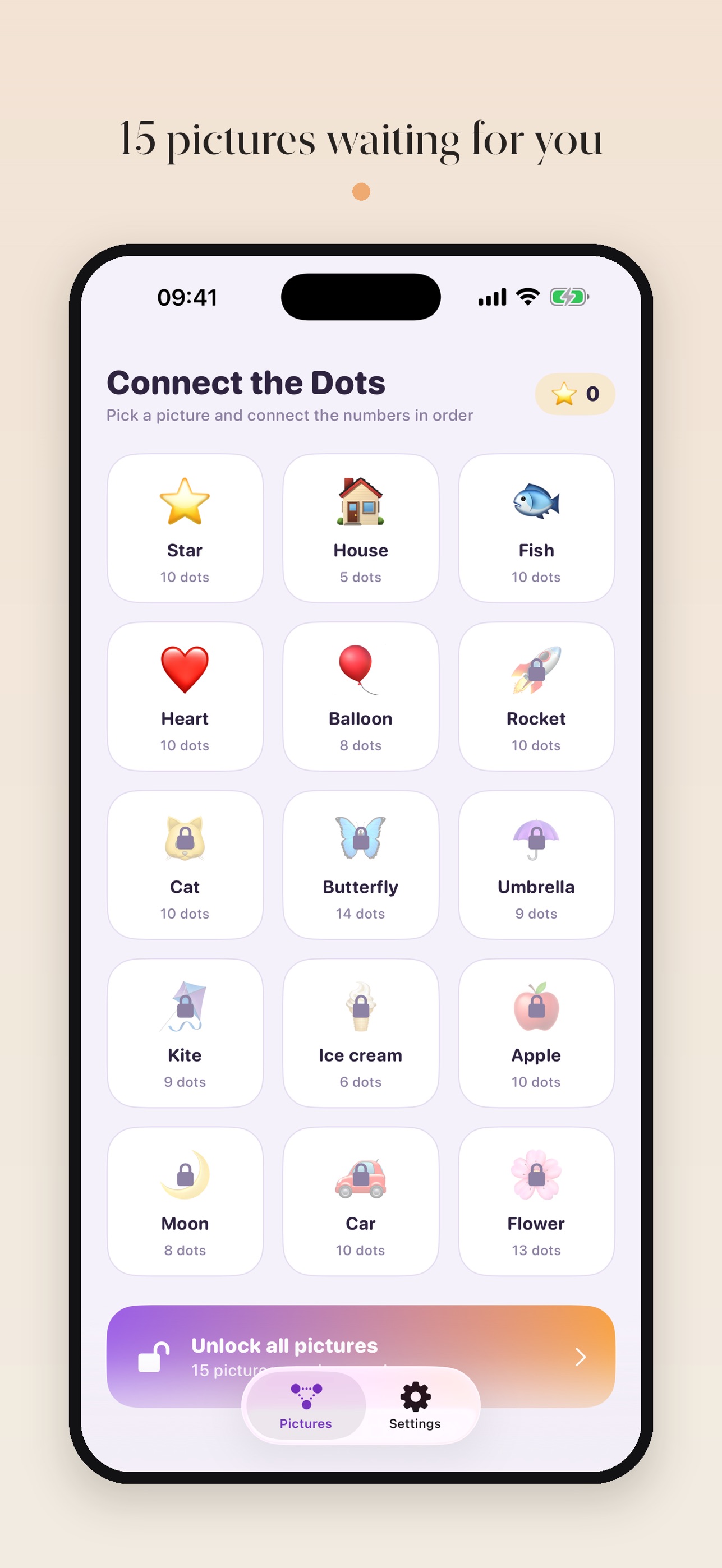 Screenshot 1 of Dot to Dot: Number Drawing
