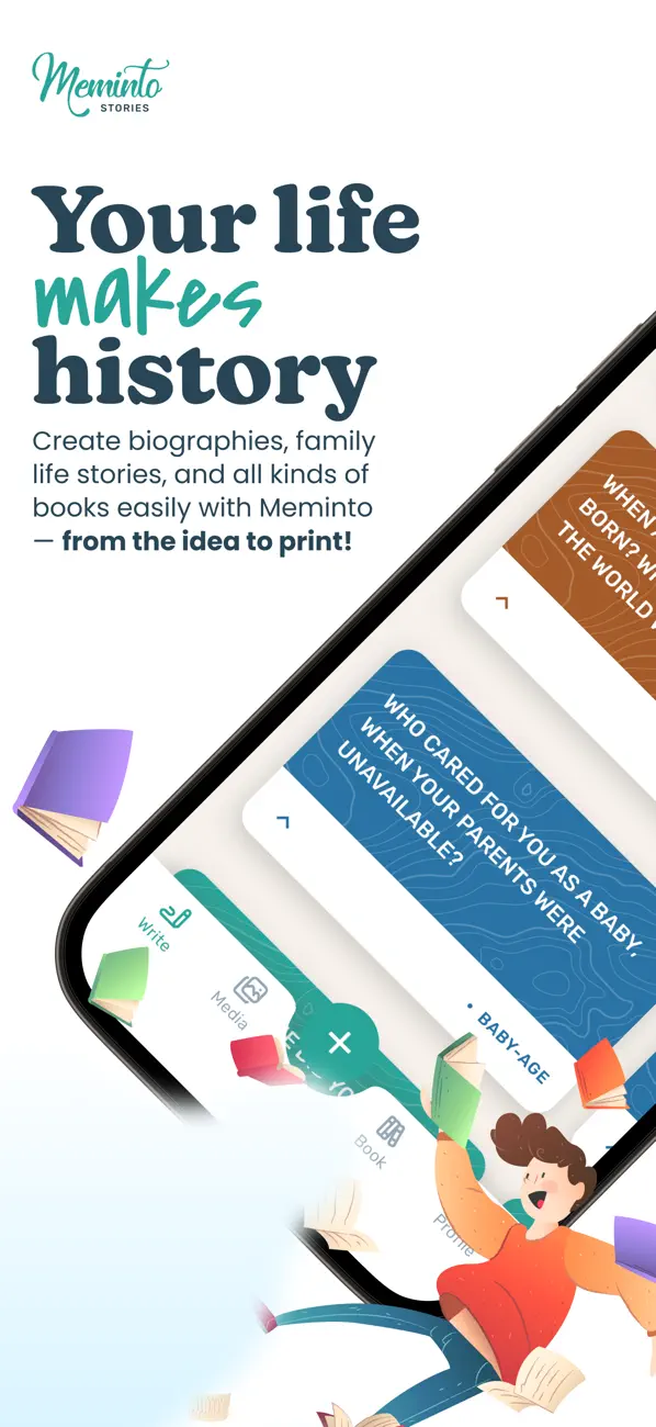 Screenshot #1 pour Meminto Stories | Write Books